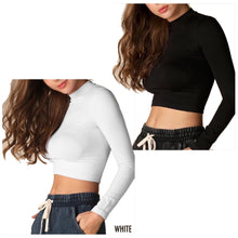 Load image into Gallery viewer, Mock Neck Crop Top
