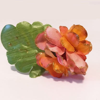 Mini Light Pink & Orange Blossoms