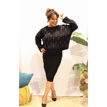 Load image into Gallery viewer, Sophisticated Pearl Sweater Top
