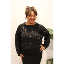 Load image into Gallery viewer, Sophisticated Pearl Sweater Top
