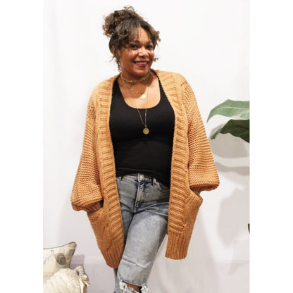 Pumpkin Latte Cardigan