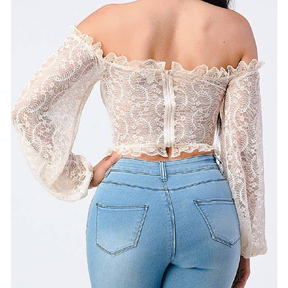 Romantic Lace Crop Top
