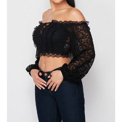 Romantic Lace Crop Top