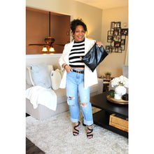 Load image into Gallery viewer, Striped Knit Crop Top
