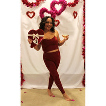 Load image into Gallery viewer, Sun-dried Tomato Cami &amp; Leggings Set

