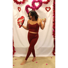 Load image into Gallery viewer, Sun-dried Tomato Cami &amp; Leggings Set
