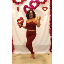 Load image into Gallery viewer, Sun-dried Tomato Cami &amp; Leggings Set
