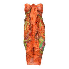 Load image into Gallery viewer, Sunset Orange sarong
