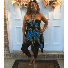 Load image into Gallery viewer, Blue Orchid Convertible Top/Skirt/Cover-Up
