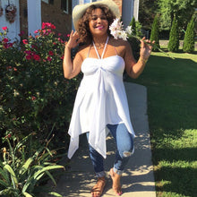 Load image into Gallery viewer, White Convertible Top/Skirt/Cover-Up
