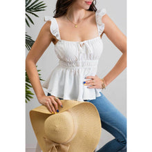 Load image into Gallery viewer, White Swan Empire Waist Top
