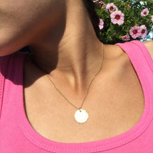 Load image into Gallery viewer, Hammered Medallion Necklace
